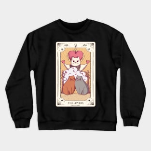 Cat Tarot Card Tarot Cards Cats Crewneck Sweatshirt